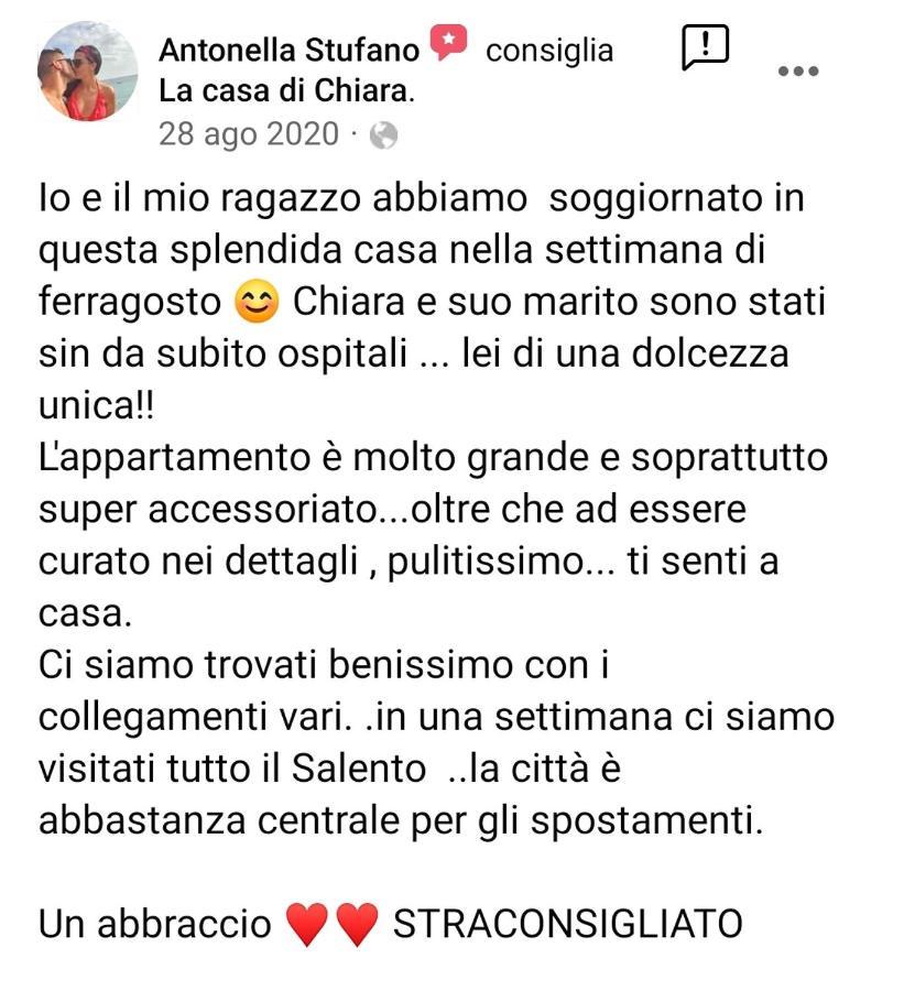Ferienwohnung La Casa Di Chiara Taviano  Exterior foto